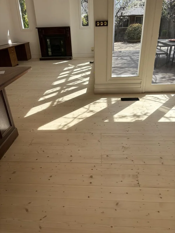 Professionally Sanded and Polished Timber Floor